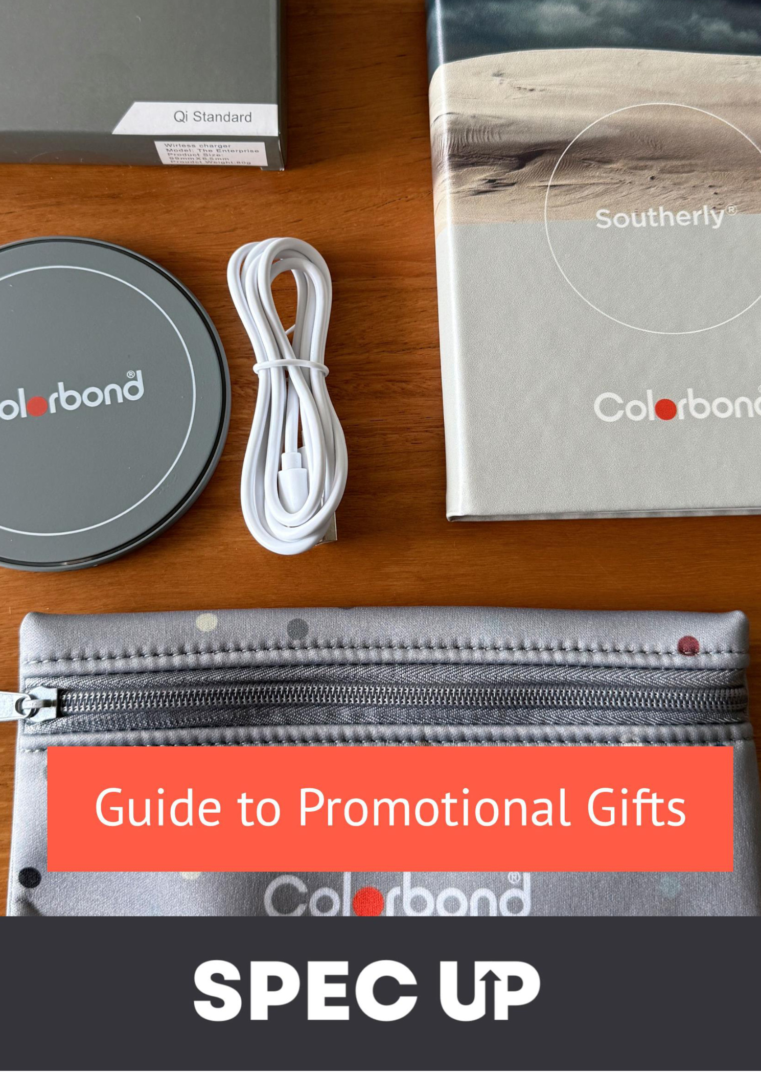 Cover of the Spec Up Guide to Promotional Gifts
